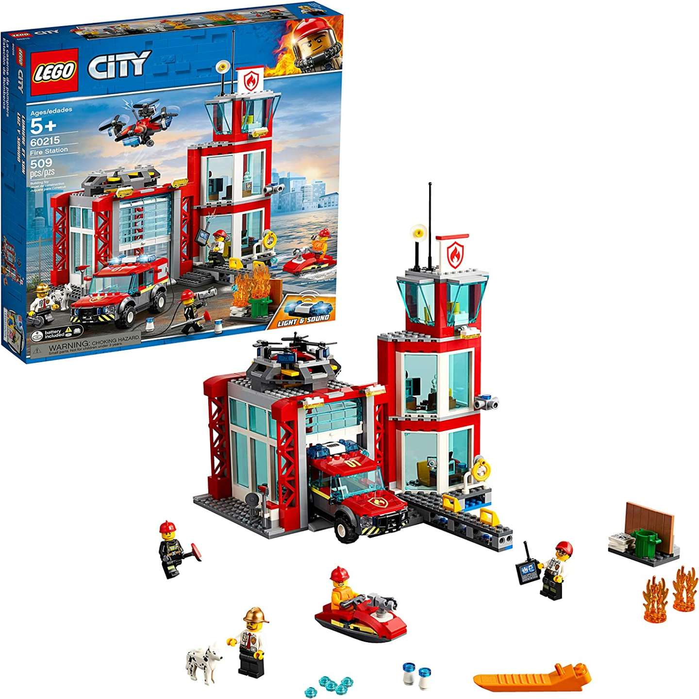 LEGO City Fire Station 60215 – Fun Fire Rescue Set