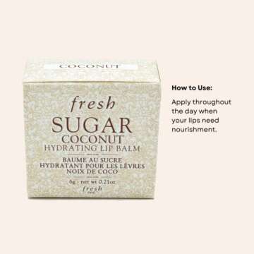 Fresh Sugar Coconut Hydrating Lip Balm 0.21oz/6g
