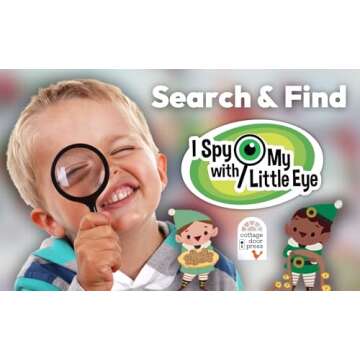 I Spy With My Little Eye Christmas Jingle & Find - Kids Search, Find, and Seek Activity Book, Ages 3...