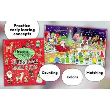 I Spy With My Little Eye Christmas Activity Book