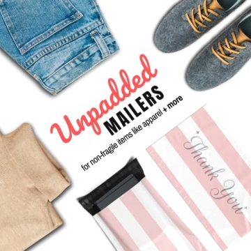 Poly Mailers 10x13 Stylish 100 Pack for Small Businesses