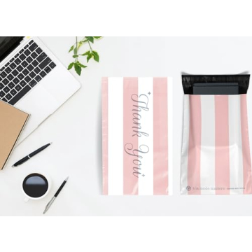 Poly Mailers 10x13 Stylish 100 Pack for Small Businesses