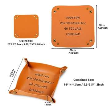 AMBREGRISSUN Funny Off to College Gifts for Son Daughter Tray Middle High Teen Boys Girl Gift Gradua...