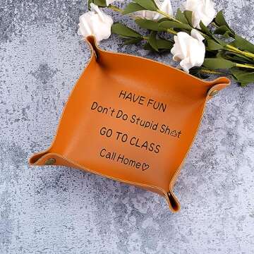 AMBREGRISSUN Funny Off to College Gifts for Son Daughter Tray Middle High Teen Boys Girl Gift Graduation Gifts New College University Gifts for Freshman Gifts Birthday Christmas Stocking Stuffers