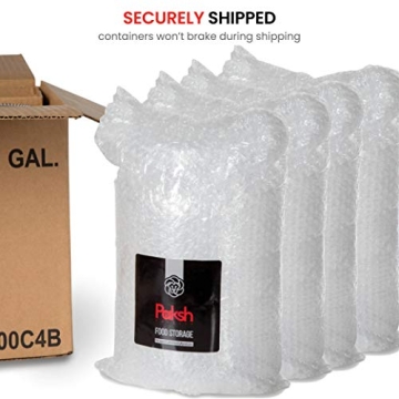 Paksh 1-Gallon Glass Jar with Airtight Lid for Storage