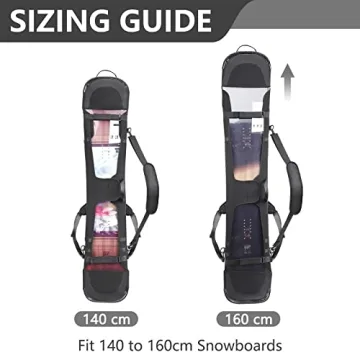YR Adjustable Snowboard Sleeve Cover for Safe Transport