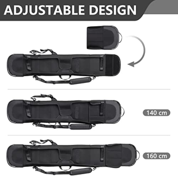 YR Adjustable Snowboard Sleeve Cover for Safe Transport