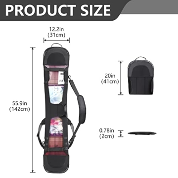 YR Adjustable Snowboard Sleeve Cover for Safe Transport