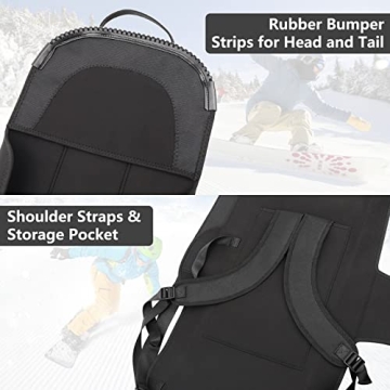 YR Adjustable Snowboard Sleeve Cover for Safe Transport