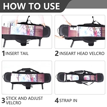 YR Adjustable Snowboard Sleeve Cover for Safe Transport