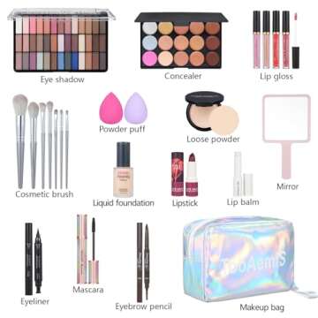 Makeup Kit for Women Full Kit, TooAemiS Professional Makeup Kit for Teens or Adult, All in One Makeup Sets