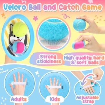 Tagitary Toss and Catch Ball Set for Outdoor Family Fun