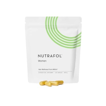Nutrafol Women's Hair Growth Supplements, for Women Ages 18-44, Clinically Proven Hair Supplement fo...