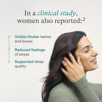 Nutrafol Women's Hair Growth Supplements, for Women Ages 18-44, Clinically Proven Hair Supplement for Visibly Thicker and Stronger Hair, Dermatologist Recommended - 1 Month Supply, 1 Refill Pouch