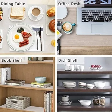 Bikoplmn Non Adhesive Shelf Liners for Kitchen Organization