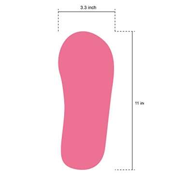 30 Pairs (60Feets) Spray Tan Feet Pads Disposable & Economic FOAM Feet pads for Spray tanning,Use in...