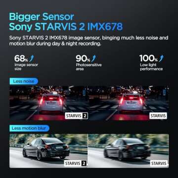 VIOFO 4K HDR Dash Cam Front and Rear A139 Pro 2CH, STARVIS 2 IMX678 Sensor, Superb Night Vision, Ultra HD 4K + 1080P Dashcam for Car, 5GHz WiFi GPS, 24H Parking Mode (A139PRO 2CH)