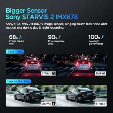 VIOFO 4K HDR Dash Cam Front and Rear A139 Pro 2CH, STARVIS 2 IMX678 Sensor, Superb Night Vision, Ultra HD 4K + 1080P Dashcam for Car, 5GHz WiFi GPS, 24H Parking Mode (A139PRO 2CH)