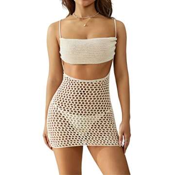 Chic Mini Dress - Hollow Out Halter Neck for Parties