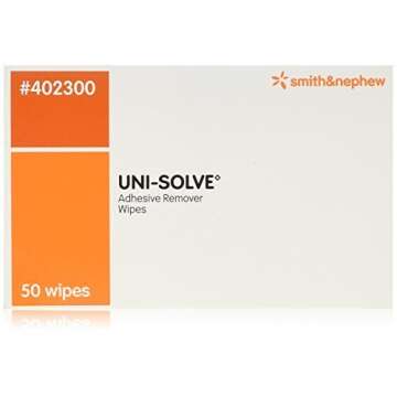 Uni-Solve Adhesive Remover Wipes by Smith and Nephew, Model No - 402300 - 50 ea by Unisolve