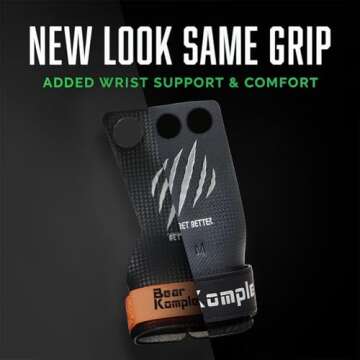 Bear KompleX Carbon Hand Grips for Weightlifting and Crossfit