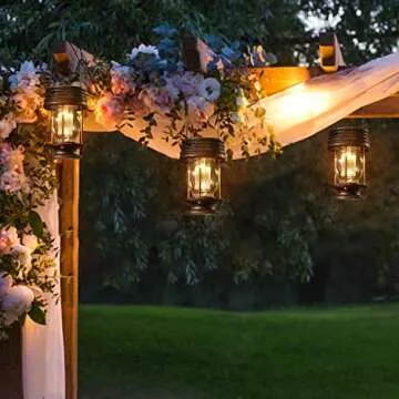 Solar Lanterns Outdoor - Vintage Solar Lights for Gardens