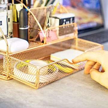 yuun Desk Organizers Set for Elegant Workspace Storage
