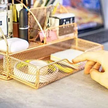 yuun Desk Organizers Set for Elegant Workspace Storage