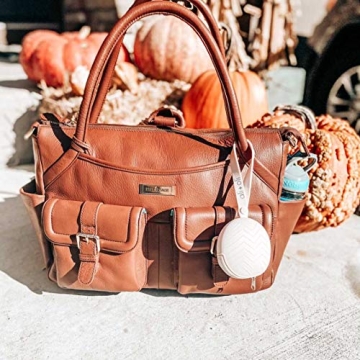 Ali+Oli Silicone Pacifier Holder Case in Pink