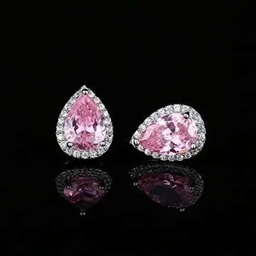 YOMELA CZ Stud Earrings for Women - Hypoallergenic & Dazzling