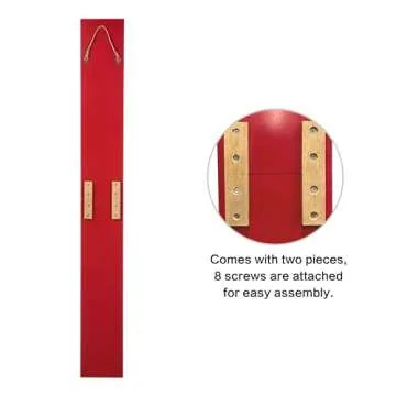 Glitzhome 60"H Happy Valentine's Day Porch Sign, Heart Sign Standing Hanging Porch Decor for Valentine's Day Home Front Door Yard Party Decor