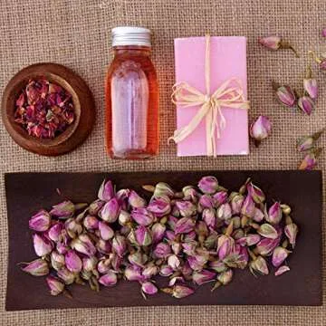 Mlife Natural Dried Flower Herbs Kit - 180g Dried Flower for Soap, Candle, Resin Jewelry Making, Bath Bombs, Floral Water, Nails Decorations - Rose, Lavender, Jasmine and etc.(12 Bags / 0.5 oz Each)