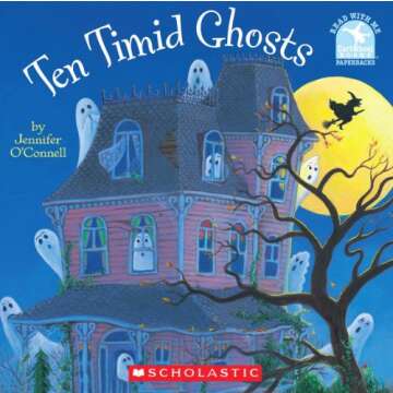 Ten Timid Ghosts: Fun Halloween Counting Book for Kids