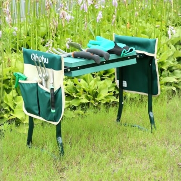 Ohuhu Heavy Duty Garden Kneeler & Seat for Pain-Free Gardening