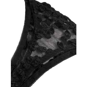 Lilosy Sexy Underwire Push Up Lingerie Set for Women