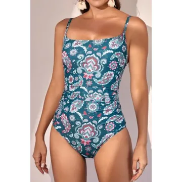 Eomenie Women's Stylish Tummy Control Swimsuit