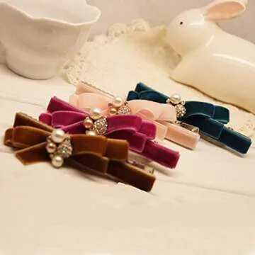 10 Yards Pink Velvet Ribbon Spool for Crafting & Décor