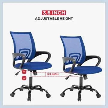 Affordable Ergonomic Office Chair with Lumbar Support