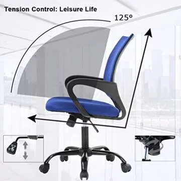 Affordable Ergonomic Office Chair with Lumbar Support