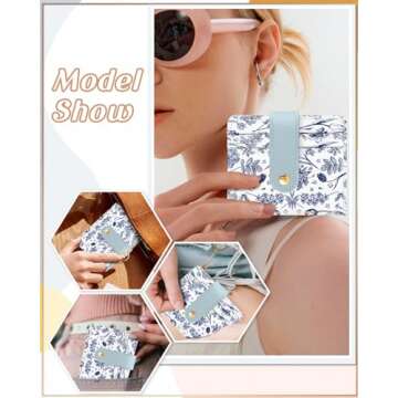 Bistup Wallet for Women Cute RFID Card Holder