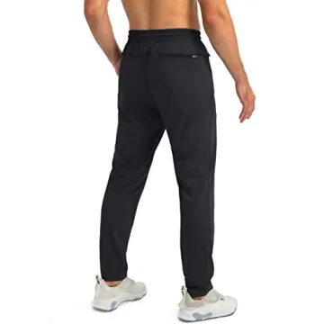 G Gradual Men’s Stylish Sweatpants with Zippered Pockets