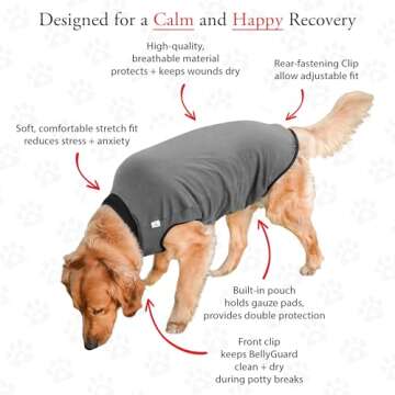 BellyGuard Recovery Suit for Dogs Comfort & Care