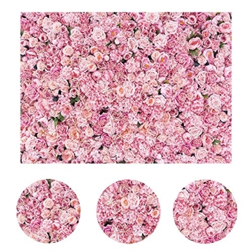 LYWYGG 7x5FT Floral Backdrop for Valentine's Day