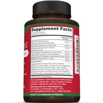 Premium Kidney Cleanse Supplement – Powerful Kidney Support Formula with Cranberry Extract Helps S...