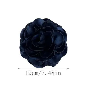 19mm Extra Large Rose Flower Brooch for Elegant Outfits