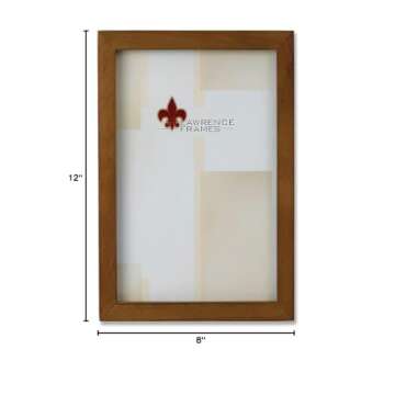 Lawrence Frames 8 x 12-Inch Wooden Nutmeg Picture Frame (766082)