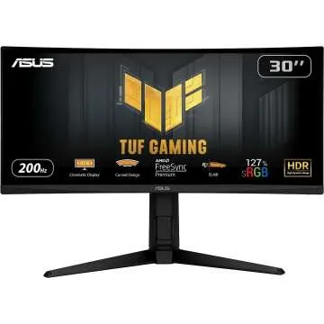 ASUS TUF 30” Ultrawide Curved HDR Monitor 200Hz