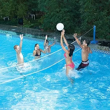 12ft In-Ground Pool Volleyball Game for Summer Fun