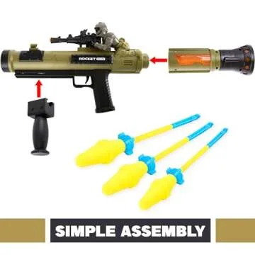 ArtCreativity Toy Rocket Launcher for Kids with Foam Rockets
