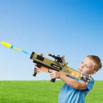 ArtCreativity Toy Rocket Launcher for Kids with Foam Rockets